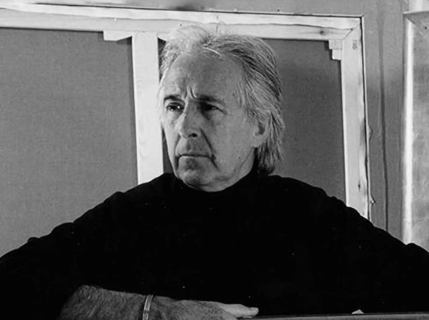 Félix Mas, black-and-white portrait